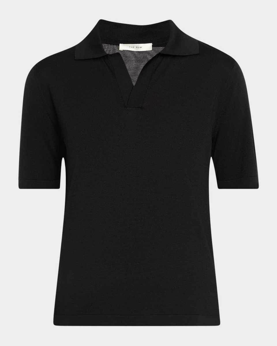 Julianna Silk Polo Shirt